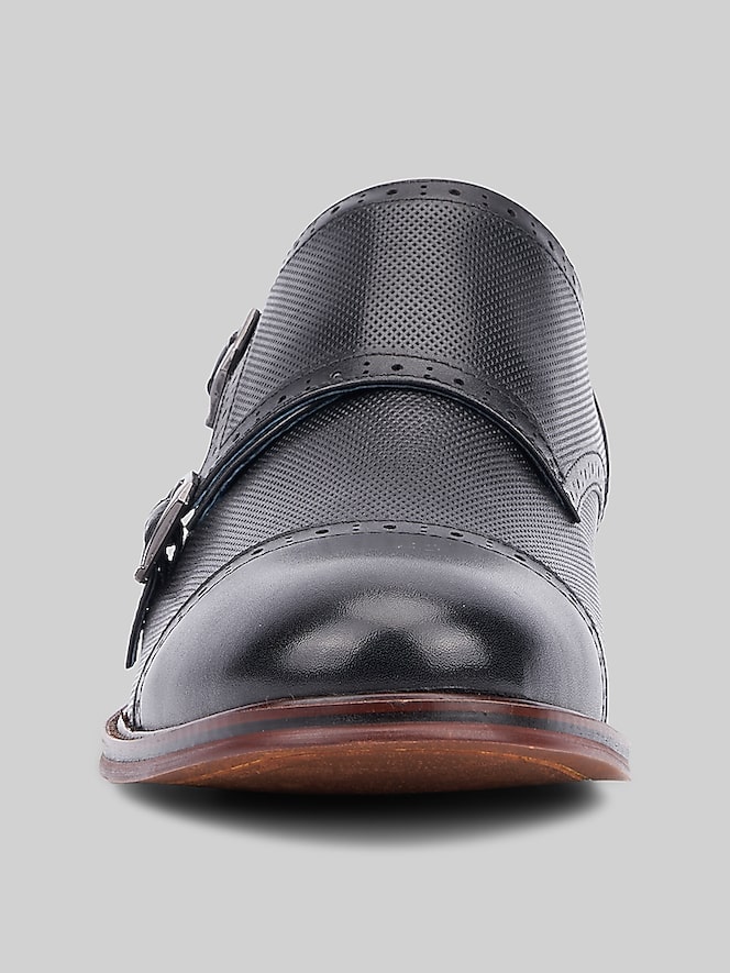 Vintage Foundry Morgan Leather Monk Strap Cap Toe Oxfords