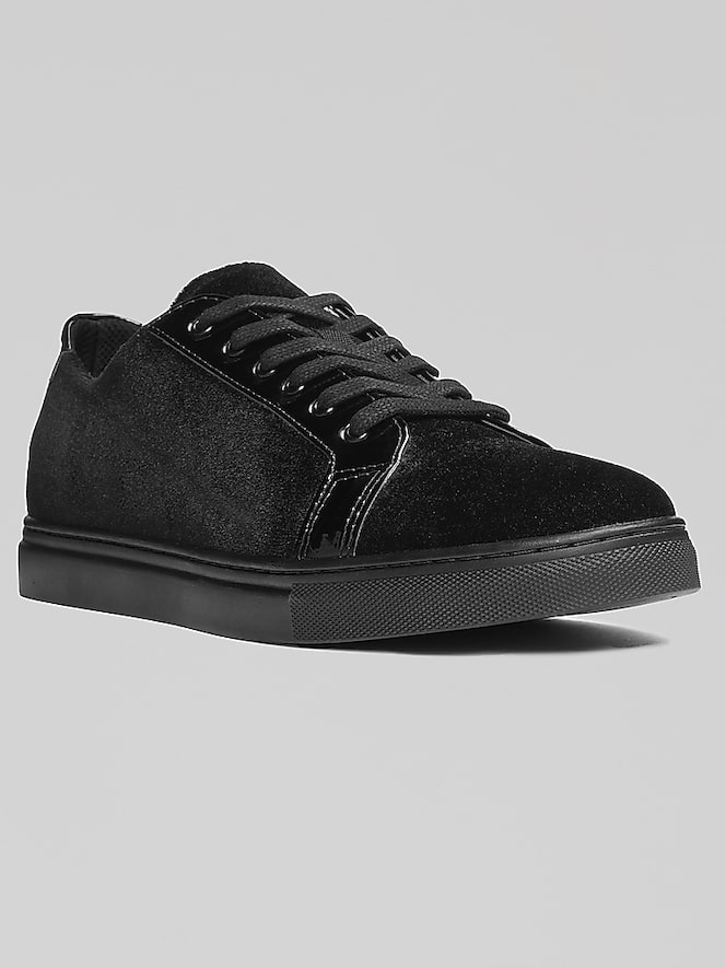Belvedere Rico Formal Velvet Lace-Up Sneakers