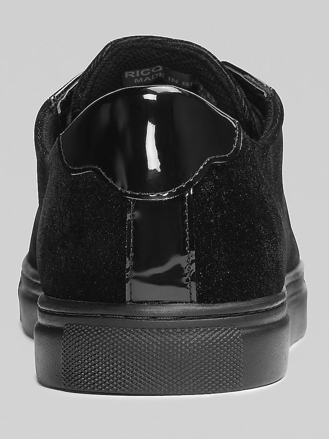 Belvedere Rico Formal Velvet Lace-Up Sneakers