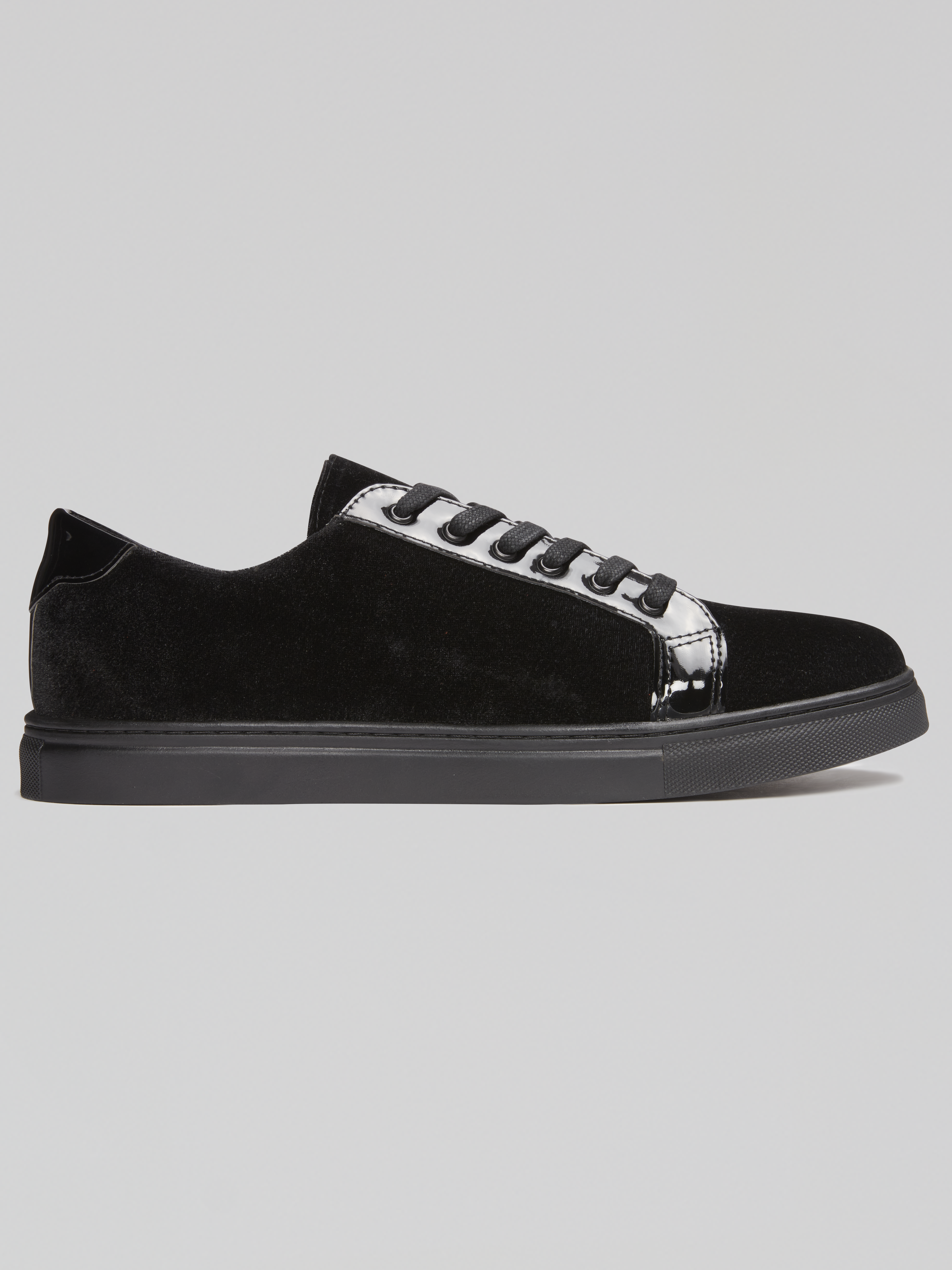 Rico Formal Velvet Lace-Up Sneakers