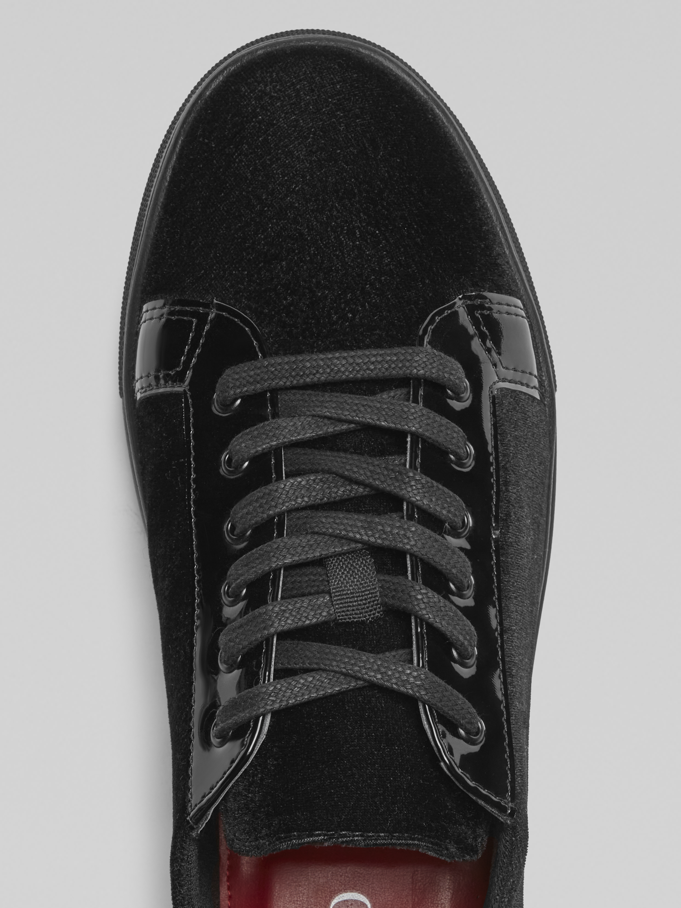 Rico Formal Velvet Lace-Up Sneakers