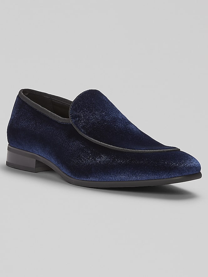 Moretti Verona Velvet Smoking Loafers