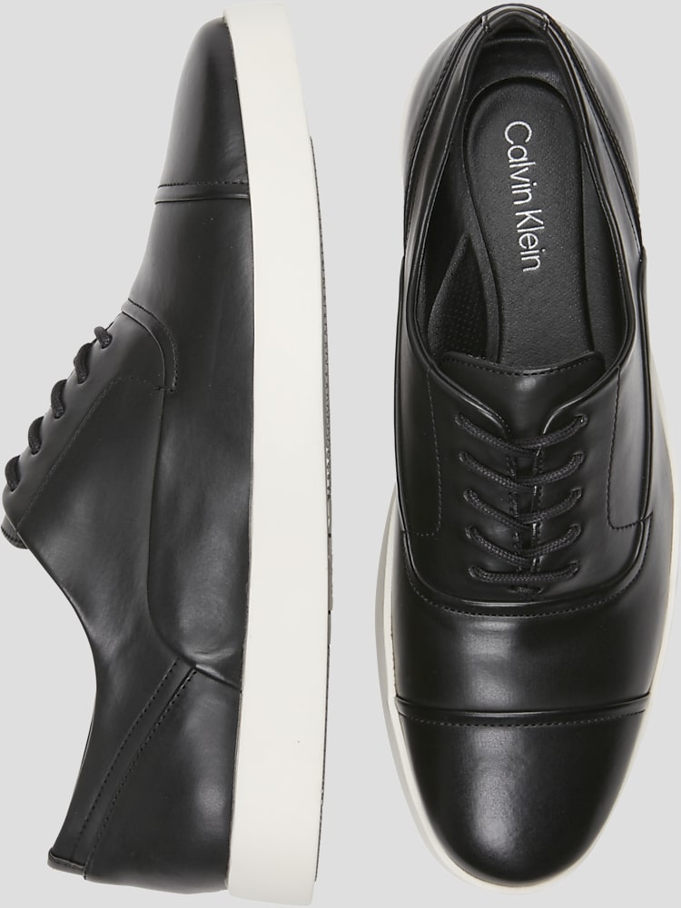 Calvin Klein Elijah Cap Toe Lace Up Dress Sneakers Sneakers Men s Wearhouse