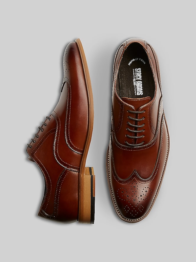 Stacy Adams Dunbar Leather Wingtip Oxfords