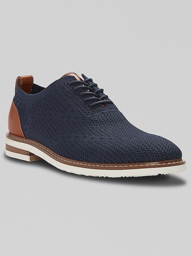 Moretti Ashville Knit Lace-Up Oxfords