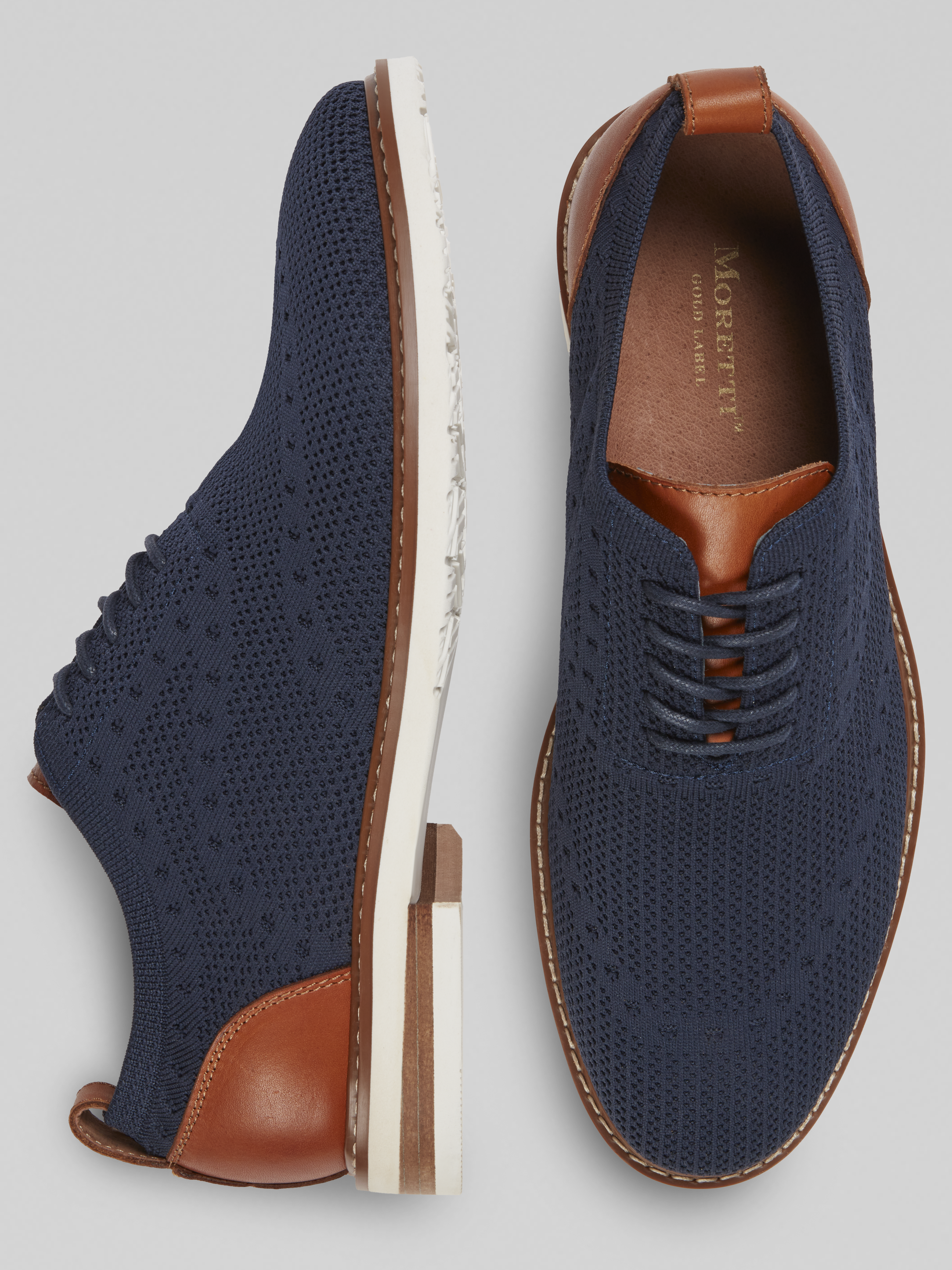 Ashville Knit Lace-Up Oxfords