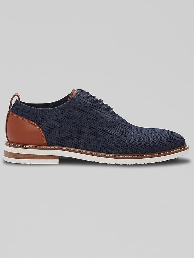Moretti Ashville Knit Lace-Up Oxfords