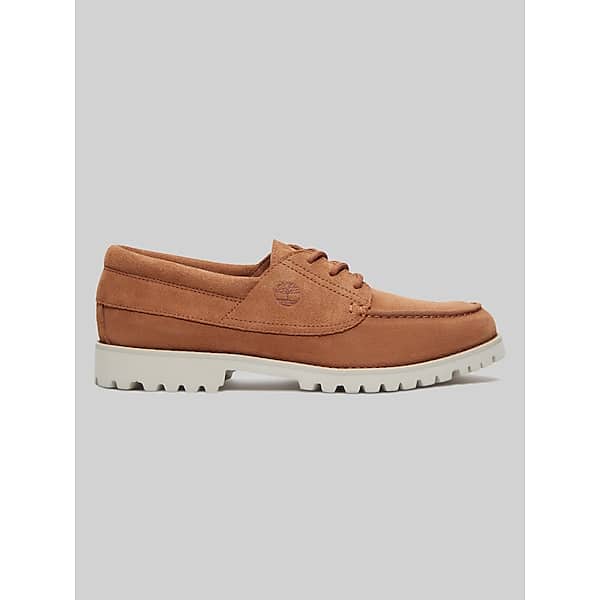 Timberland Men's Authentics Light Lace-Up Lug Bottom Boat Shoes Rust - Size: 13 D-Width TMW417130403