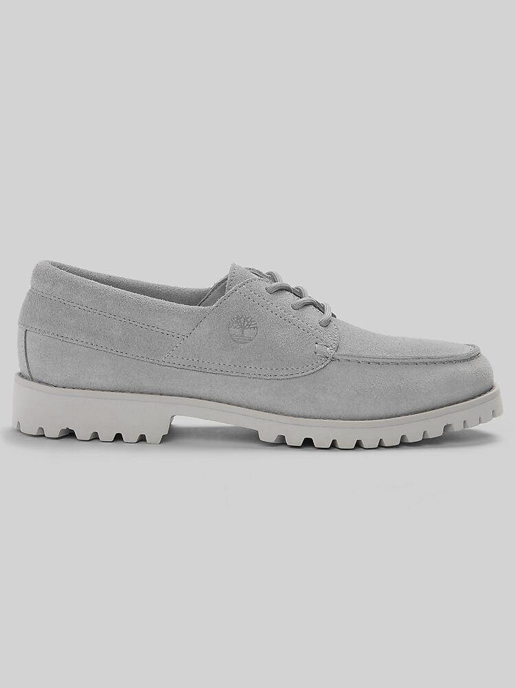 Timberland Authentics Light Lace-Up Lug Bottom Boat Shoes, Gray