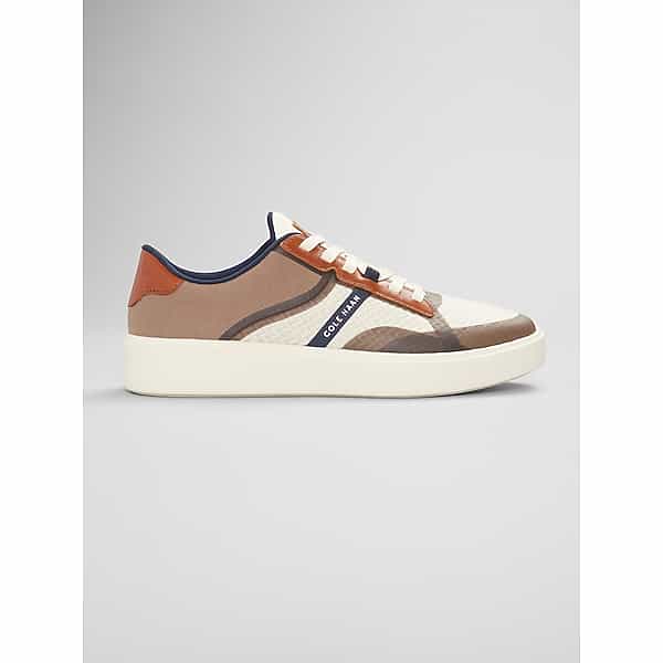 Cole Haan Men's Grand Crosscourt Winner Sneakers Ivory/Ch British Tan/Ivory - Size: 10 D-Width
