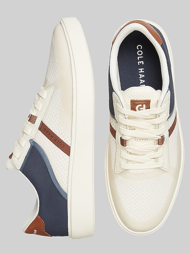 Cole Haan Grand Crosscourt Winner Sneakers, White - Image 4 of 8