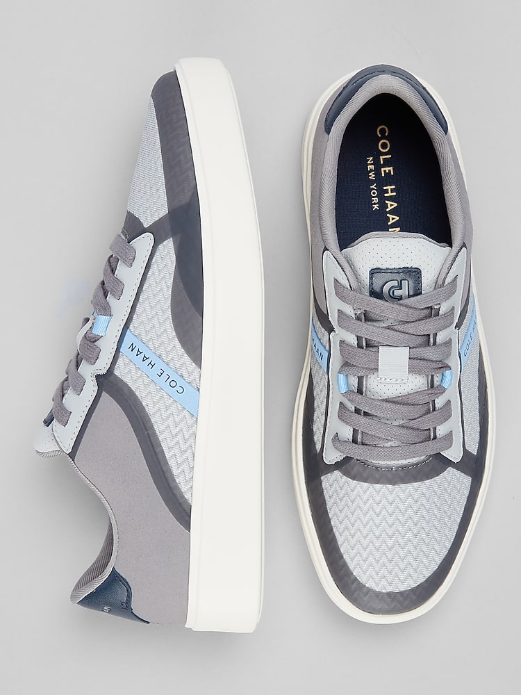 Cole Haan Grand Crosscourt Winner Leather Lace-Up Sneakers, Harbor