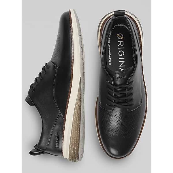 Cole Haan Men's Original Grand EnergyWeave Plain Toe Oxfords Black - Size: 7 1/2 D-Width TMW417675402