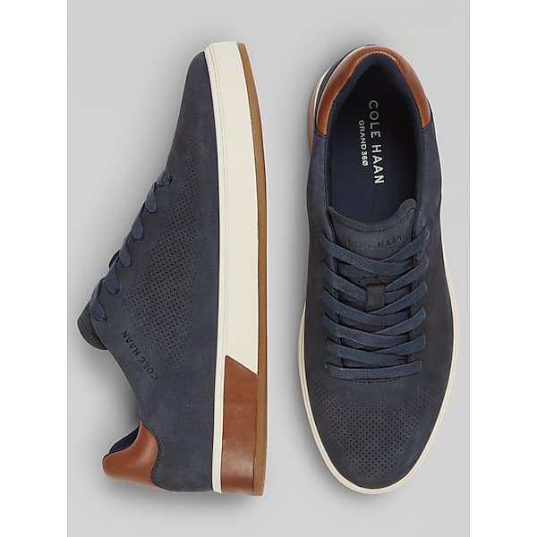Cole Haan Men's GrandPro Angleace Lace-Up Sneakers Navy - Size: 7 D-Width TMW417770401