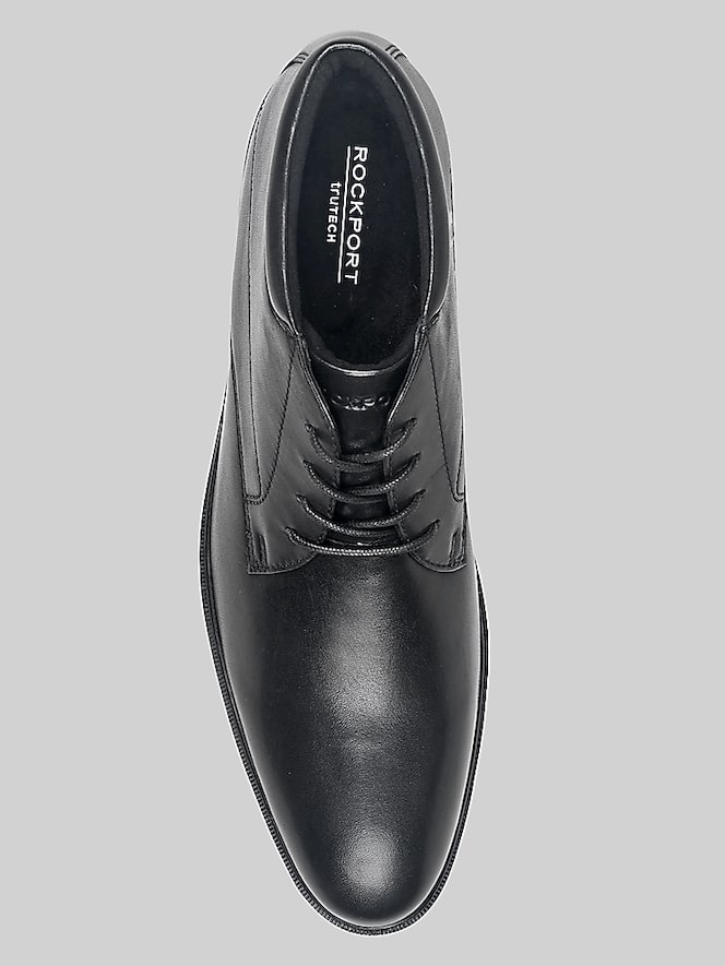 Rockport Oakes Waterproof Dress Lace-Up Slip Resistant Boots, Black - Image 6 of 6