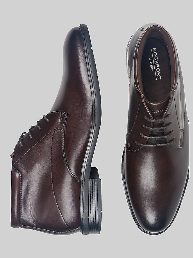 Rockport Oakes Waterproof Dress Lace-Up Slip Resistant Boots