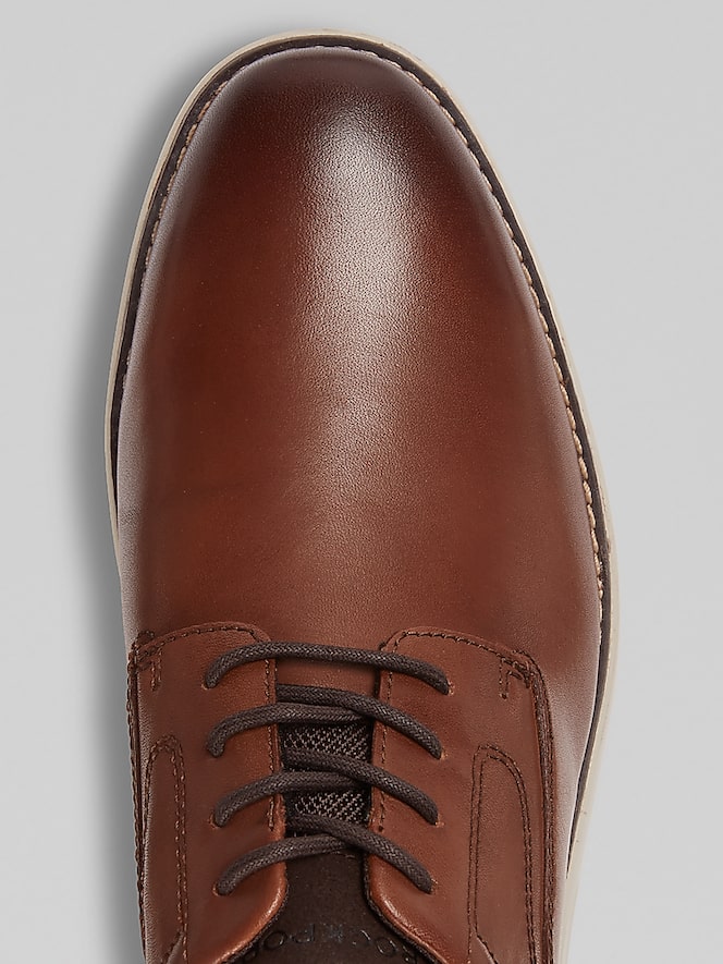 Rockport Garrett Plain Toe Oxfords, Cognac - Tan | Dress Shoes | Men's ...