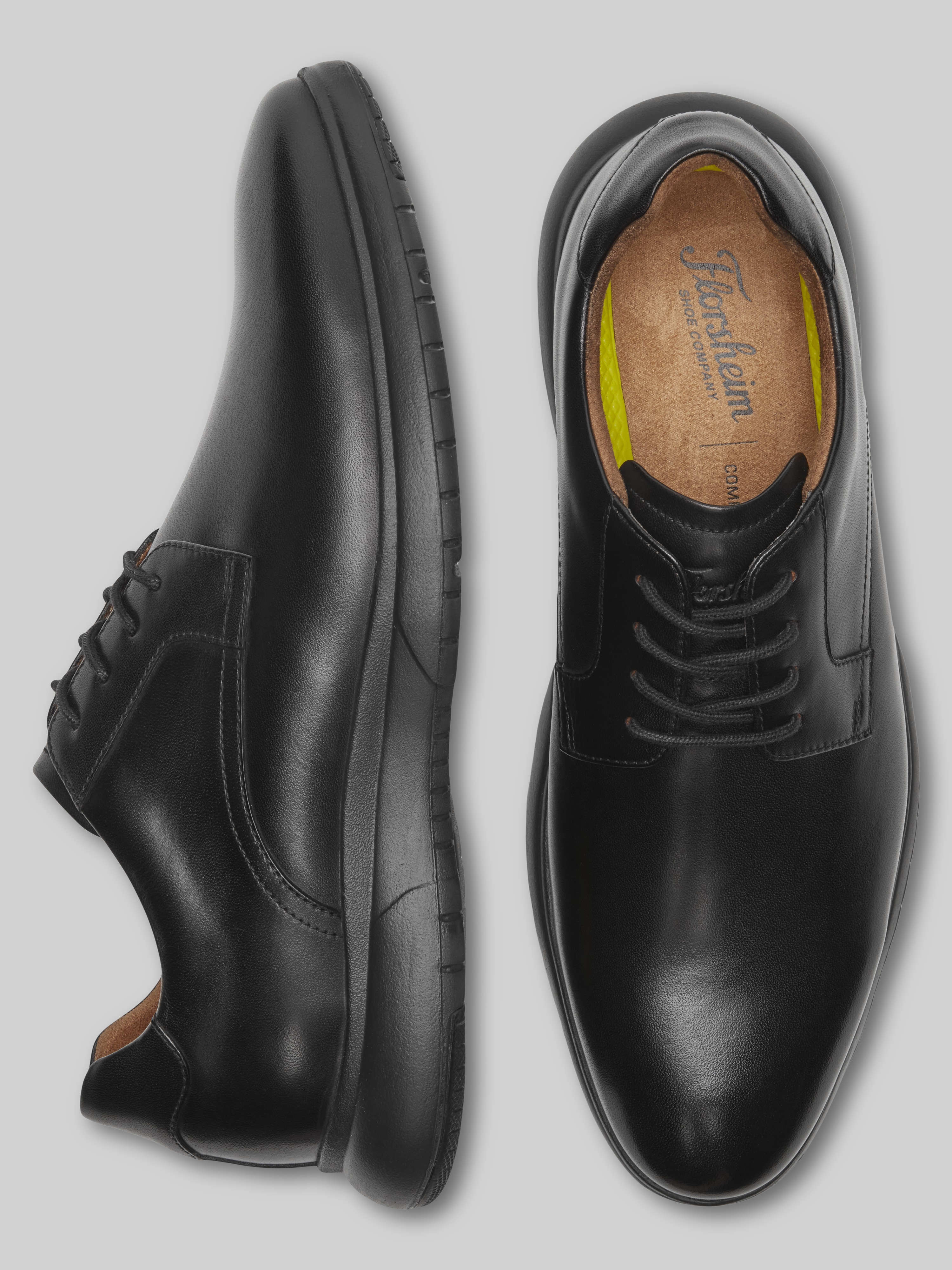 Domo Leather Plain Toe Oxford Sneakers