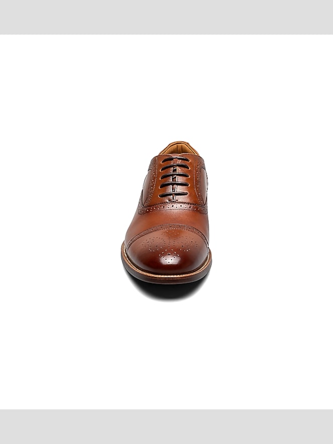 Florsheim Remi Leather Medallion Cap Toe Oxfords