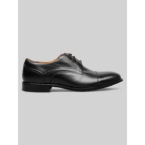 Florsheim Men's Remi Leather Cap Toe Oxfords Black - Size: 12 D-Width