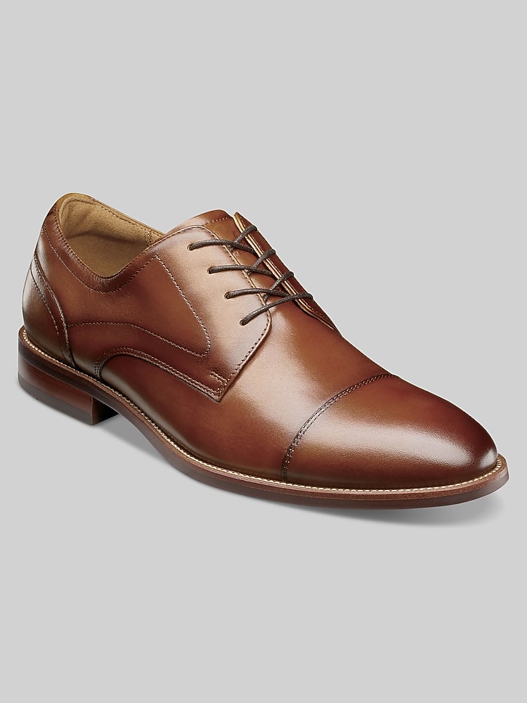 Florsheim Cap Toe Leather Oxford Shoes in Brown for Men