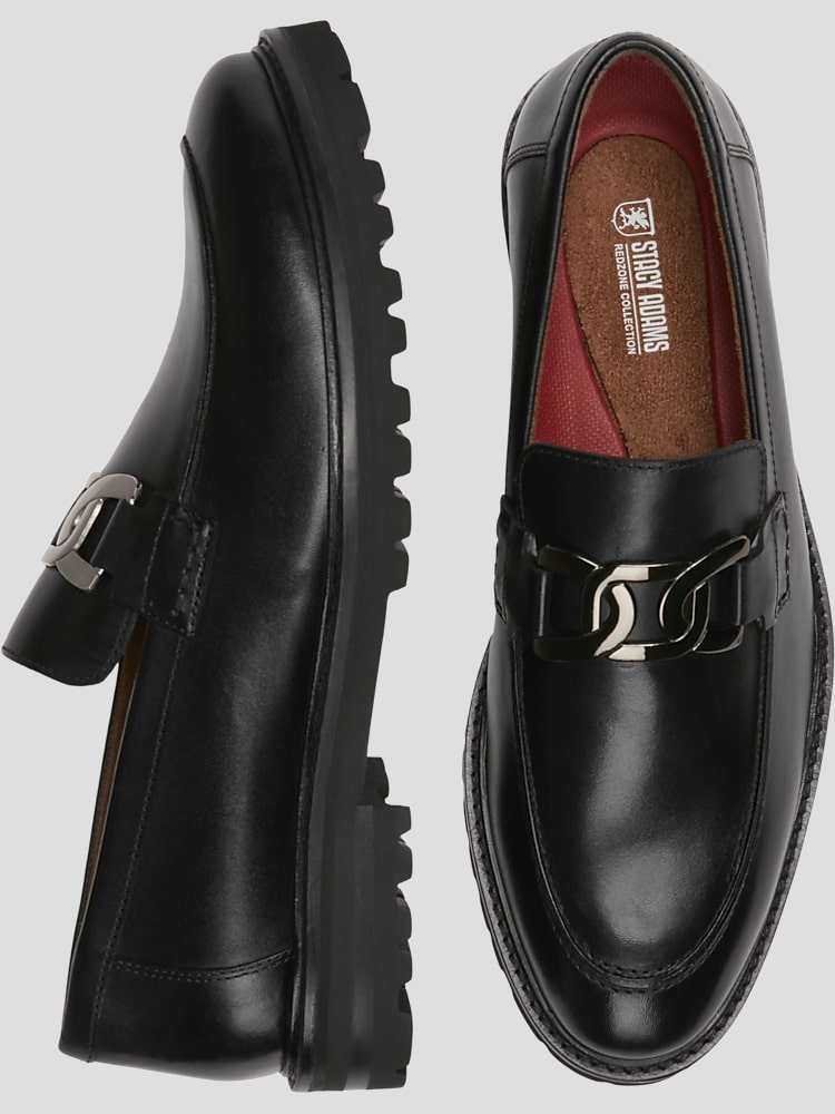 Stacy Adams Hale Moc Toe Bit Loafers Dress Shoes Men s Wearhouse