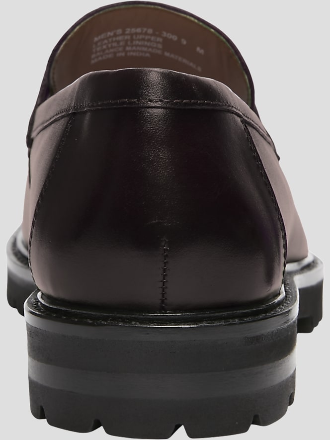 Stacy Adams Hale Leather Bit Moc Toe Loafers