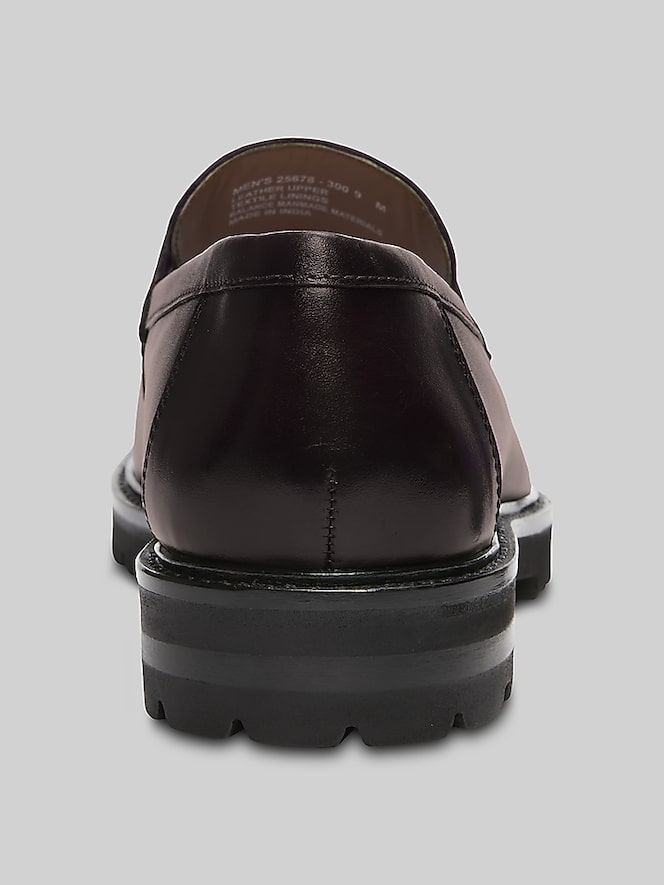 Stacy Adams Hale Leather Bit Moc Toe Loafers