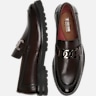 Stacy Adams Hale Leather Bit Moc Toe Loafers