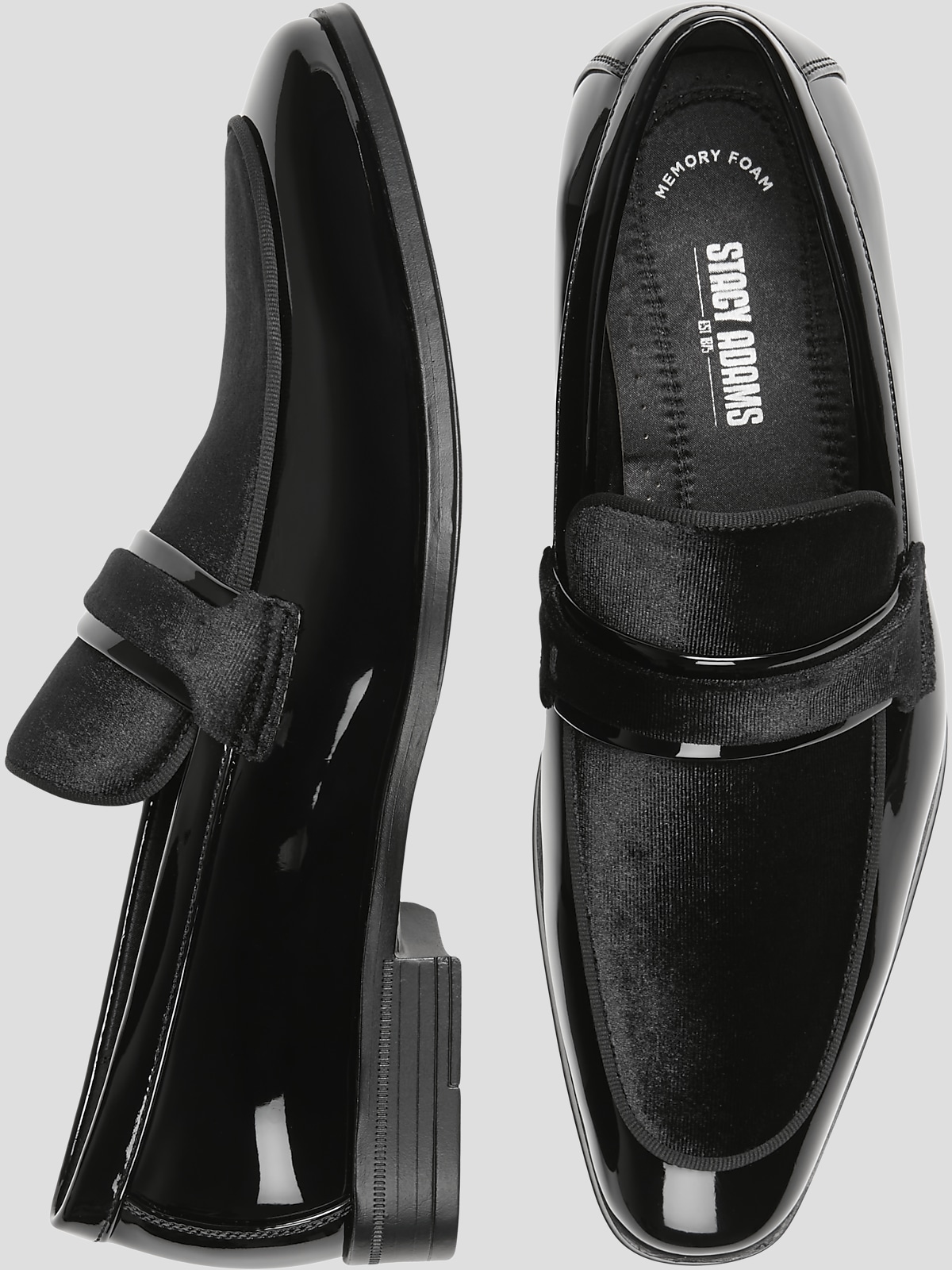 Stacy Adams Spratley Moc Toe Saddle Loafers Dress Shoes Men s Wearhouse