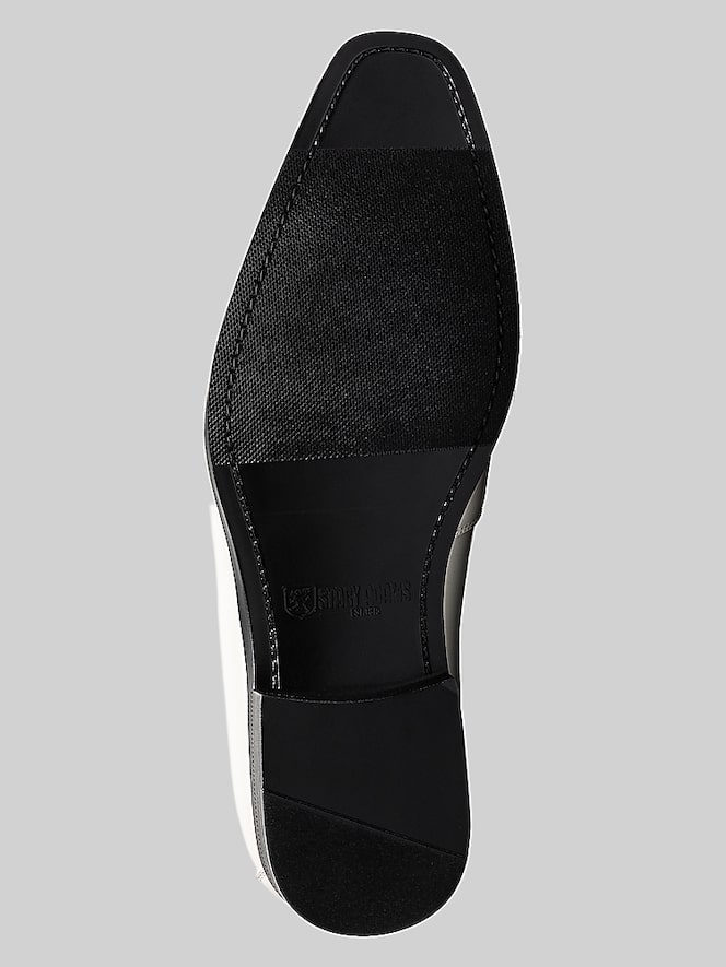 Stacy Adams Spratley Moc Toe Saddle Slip On Loafers, Ivory - Image 3 of 7