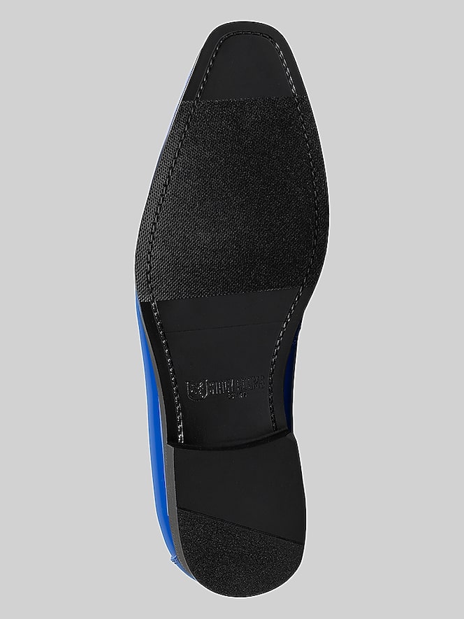 Stacy Adams Spratley Moc Toe Saddle Loafers, Royal Blue - Size: 9 D ...