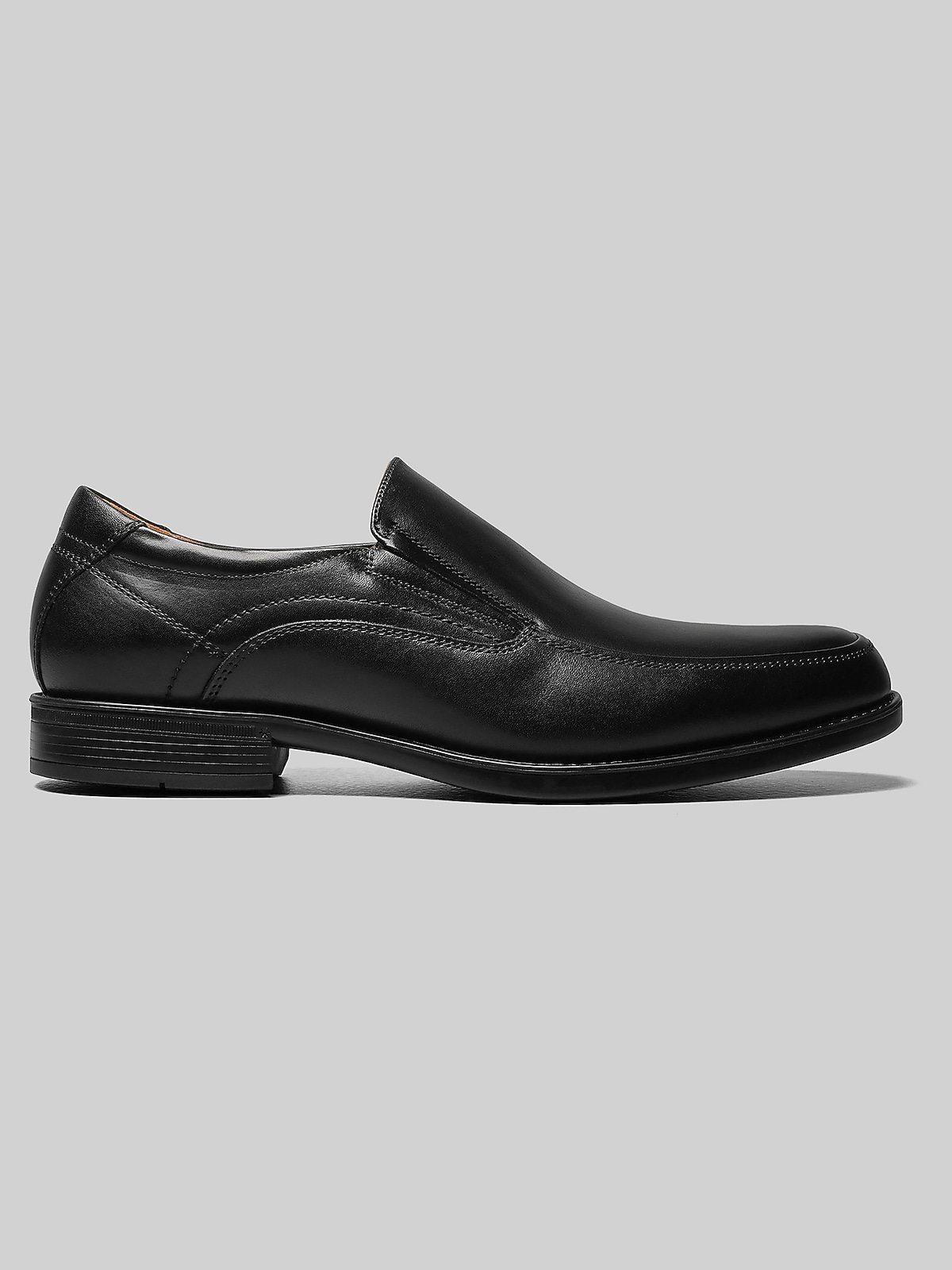 Florsheim Shoes Mens 8.5 Loafer Slip On Classic Black Leather Square Toe Comfort Florsheim Loafer Casual Casual Shoes for Men for sale | eBay main image 3