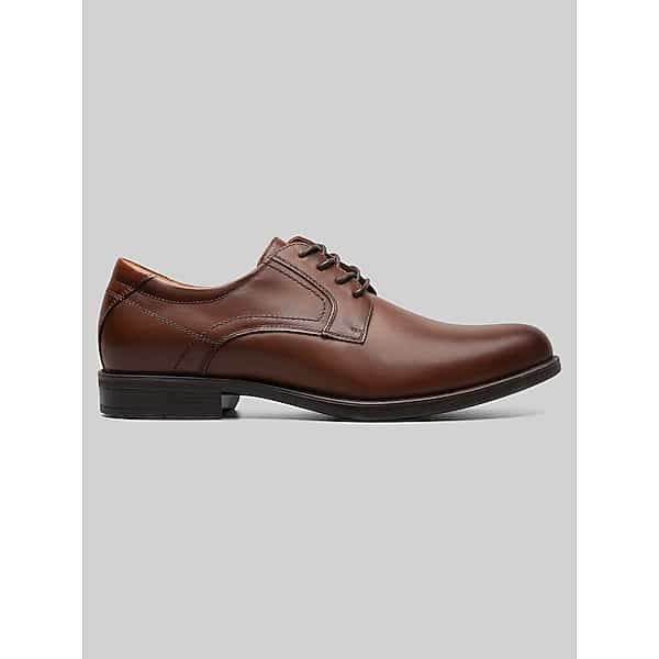 Florsheim Men's Finance Plain Toe Oxford Cognac - Size: 10 D-Width