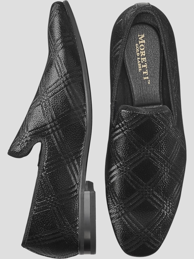 Moretti Ezra Plaid Smoking Shoe
