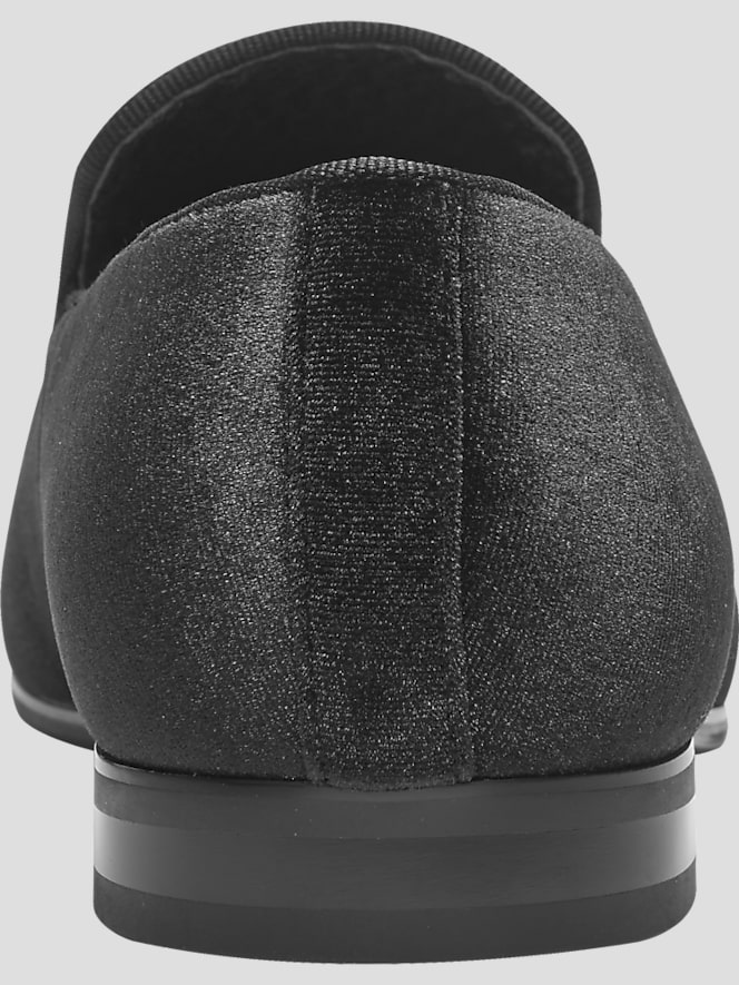 Moretti Peck Velvet Buckle Smoking Shoe