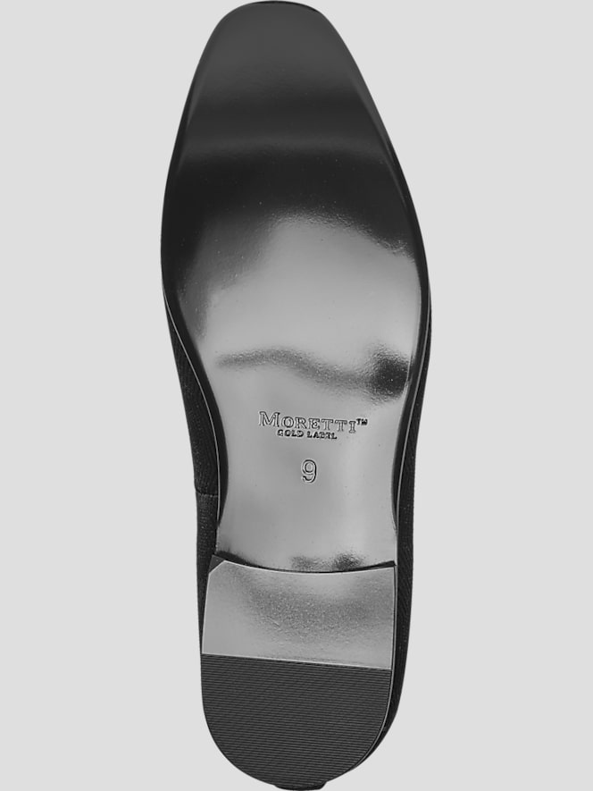 Moretti Silas Velvet Chevron Smoking Shoes