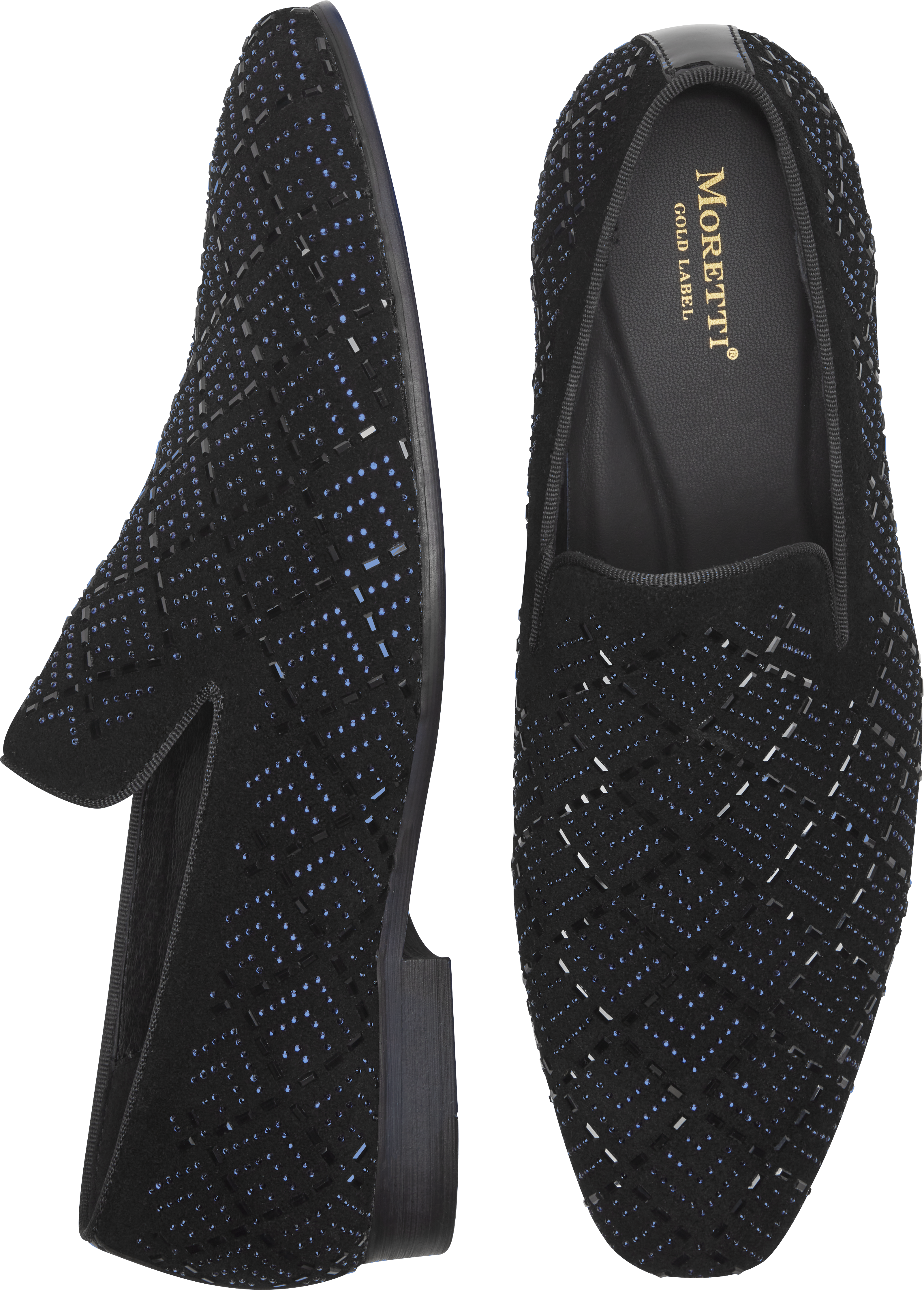 Shepard Velvet Beaded Smoking Shoes