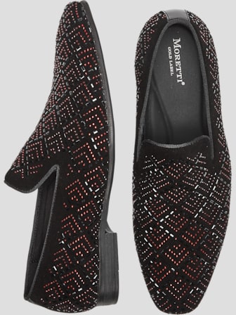 Men's wearhouse burgundy shoes discount