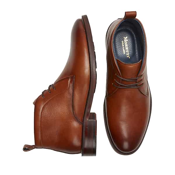 Moretti Men's Malcolm II Chukka Boots Cognac - Size: 9 D-Width TMW41BX90405