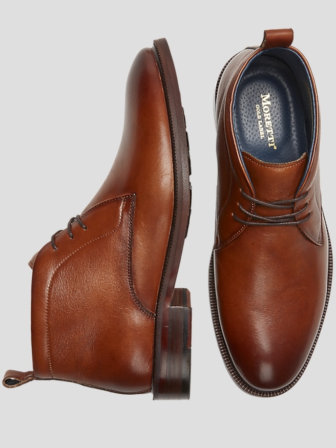 Moretti Men's Malcolm II Chukka Boots , Cognac / Tan