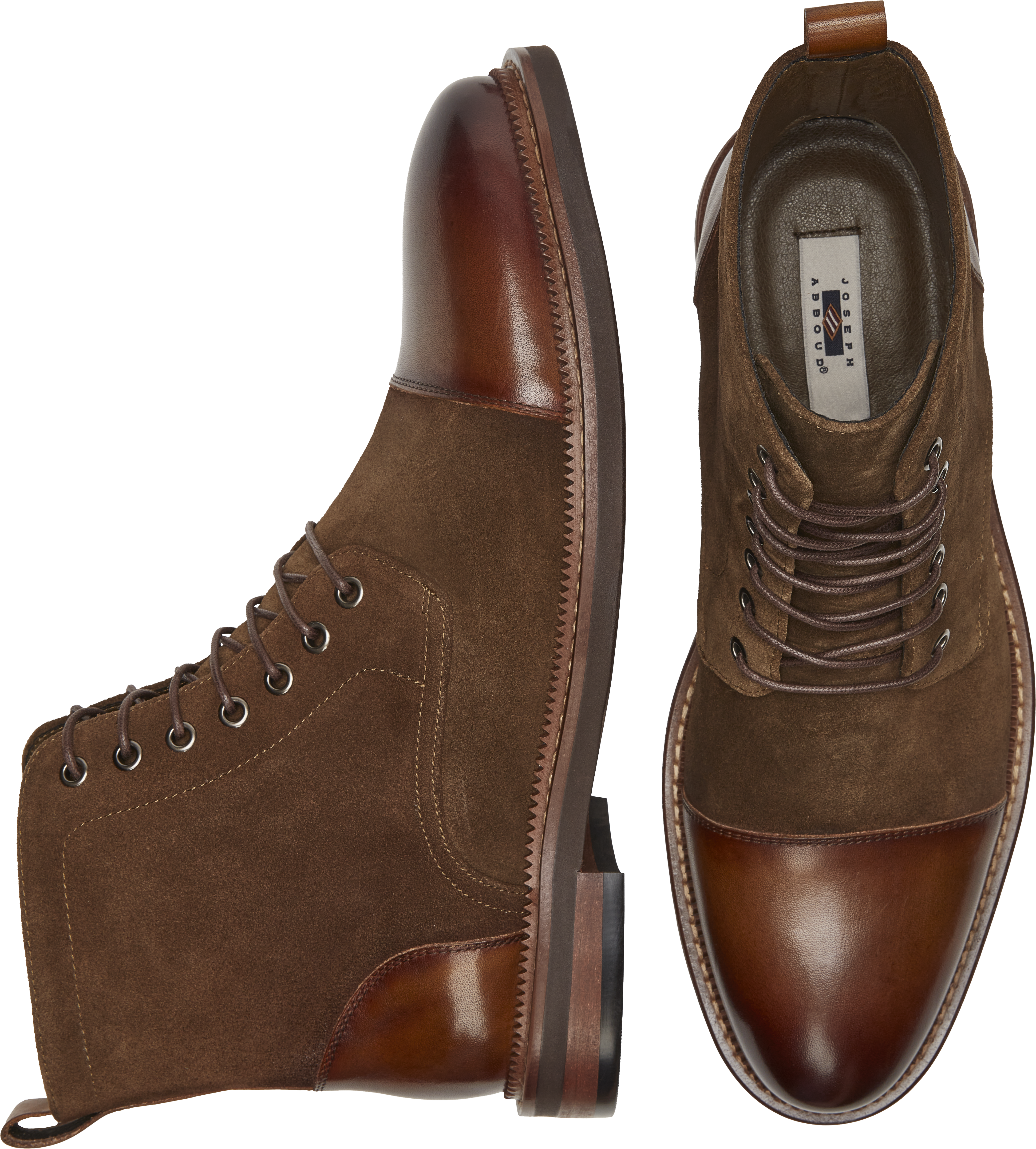 Joseph Abboud Stance Cap Toe Boots | Boots | Men's Wearhouse