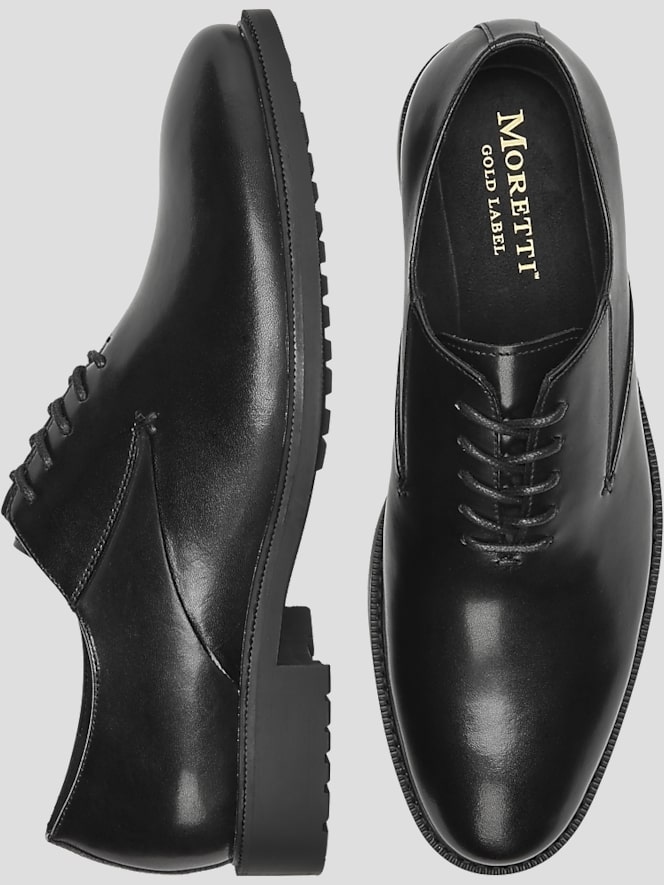 Moretti Adino Leather Plain Toe Oxfords