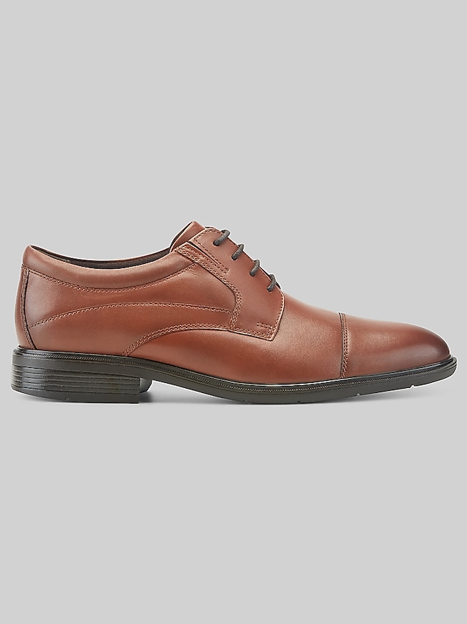 Rockport Orson Waterproof Slip-Resistant Cap Toe Oxfords Dark Natural