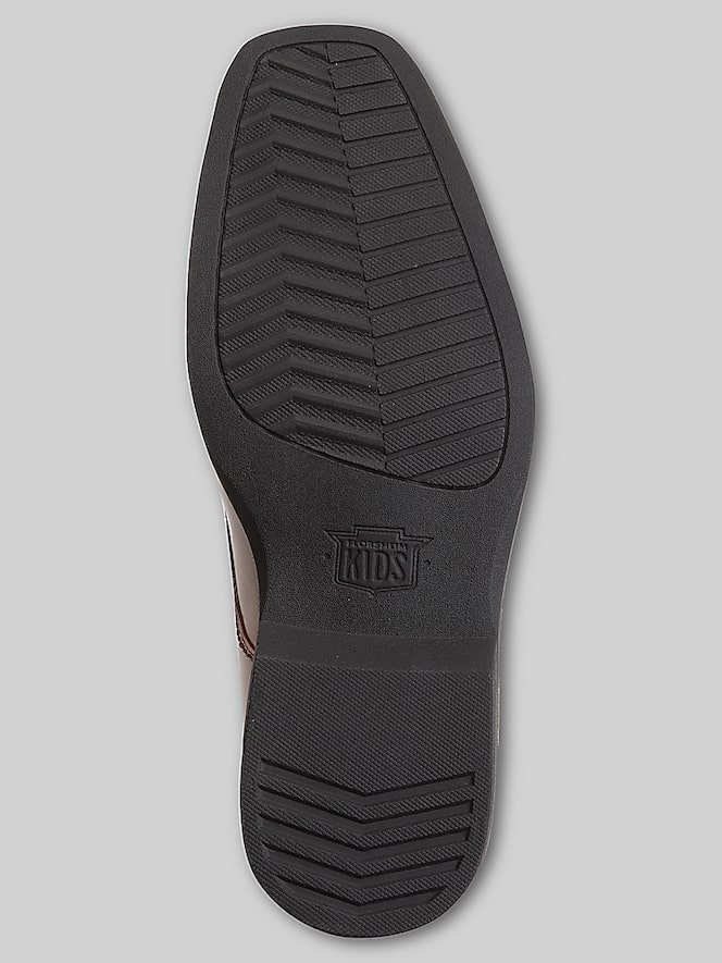 Florsheim Rolan Leather Boys Cap Toe Dress Shoes