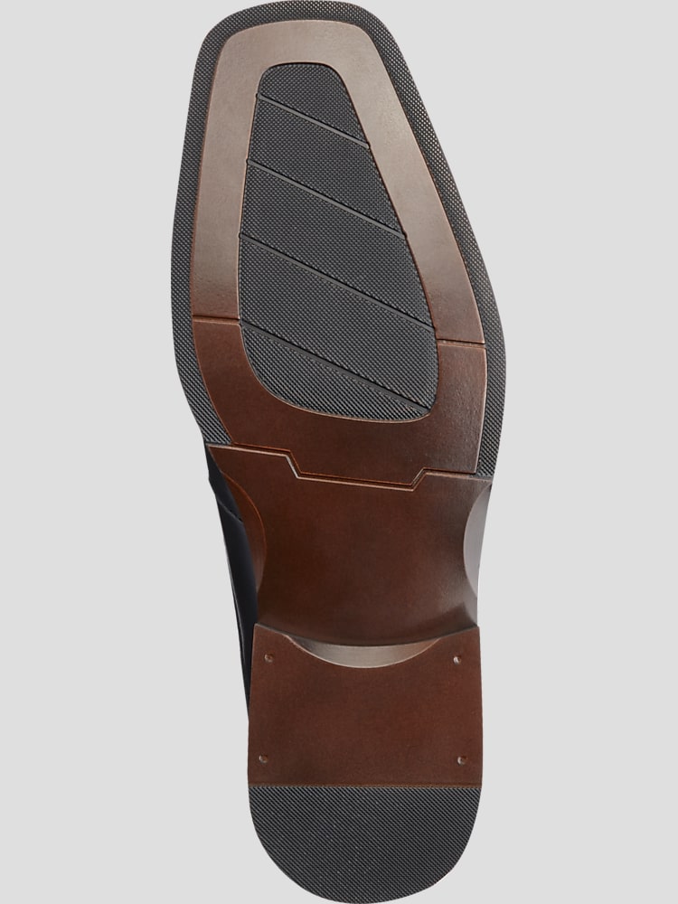 EASTMAN JOSEPH ABBOUD LEATHER MOC TOE SLIP ON