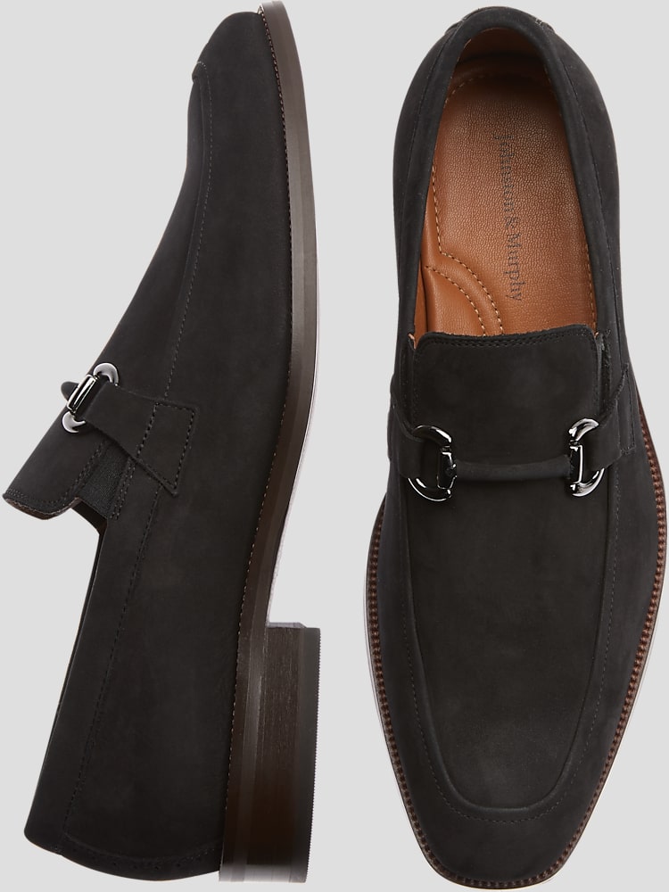 Men's wearhouse black dress shoes top
