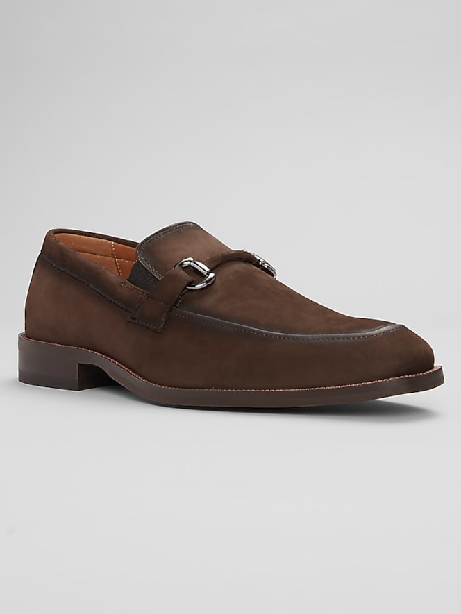 Johnston &Amp; Murphy Everett Moc Toe Covered Bit Loafers, Brown - Image 2 of 6