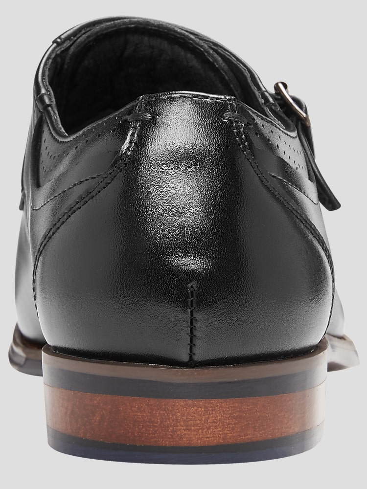 Stacy Adams Bayne Leather Cap Toe Double Monk Strap Dress Stacy Adams Bayne Leather Cap Toe Double Monk Strap Dress