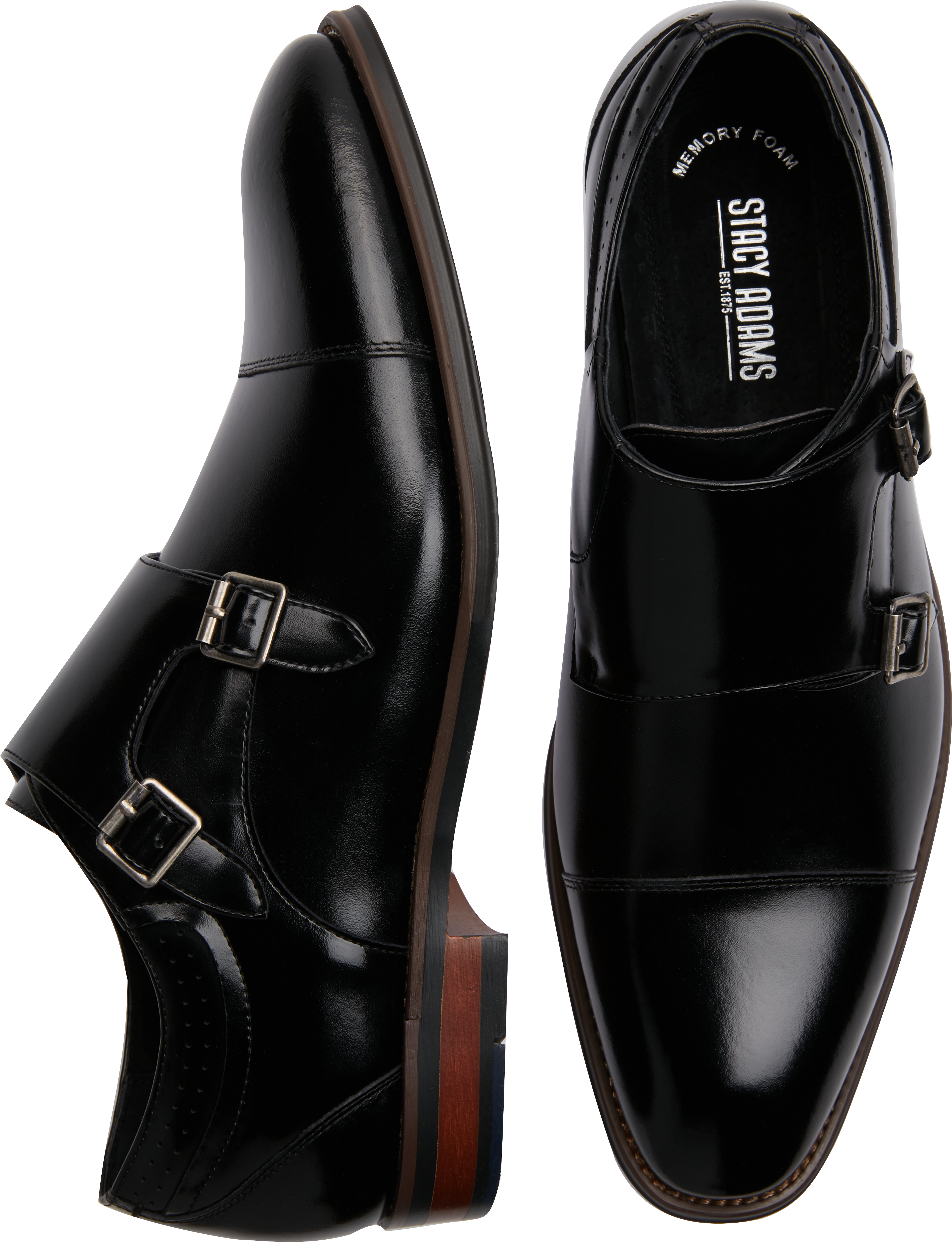 Stacy adams sales loafers black